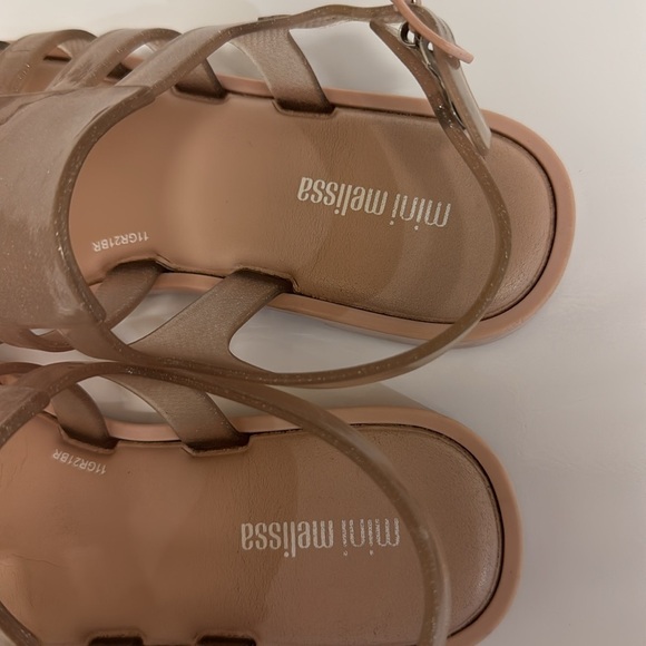 Mini Melissa Glitter Sandals - Picture 4 of 7